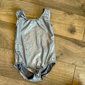 Size 6 girls metallic dance/gymnastics leotard